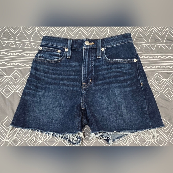 Madewell Pants - Madewell Curvy High Rise Denim Shorts Size 25